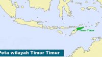 Peta wilayah Timor Timur