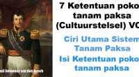 7 Ketentuan pokok tanam paksa