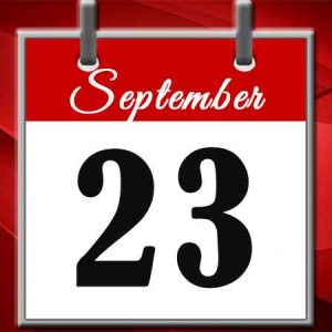 23 September